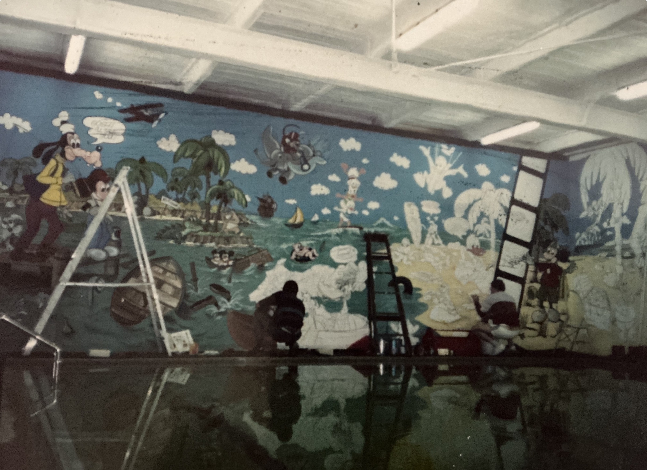 Vintage screen printing carousel